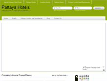 Tablet Screenshot of hotelsofpattaya.com